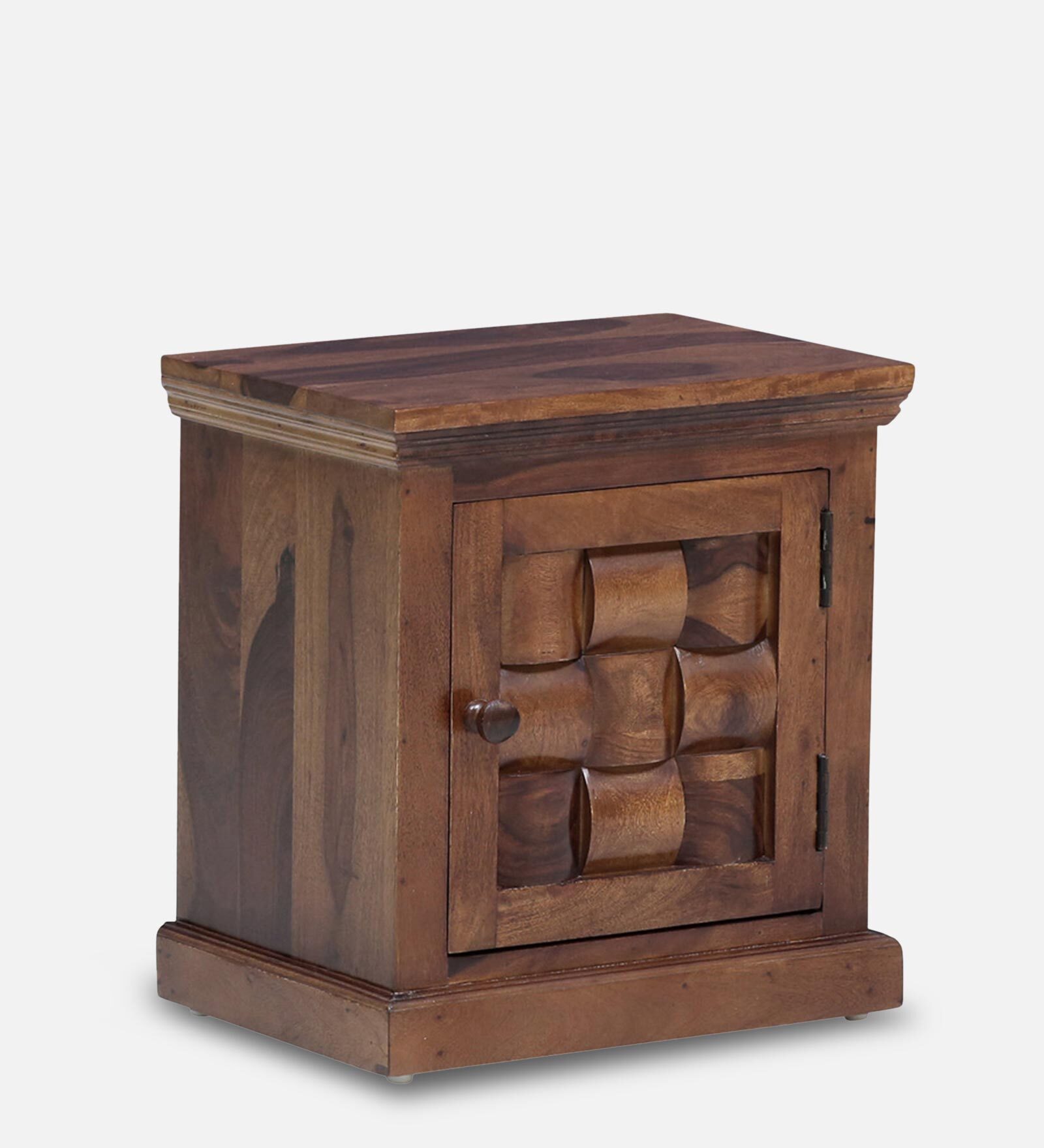 Buy Woodway Sheesham Wood Bedside Table In Provincial Teak at 5 OFF by