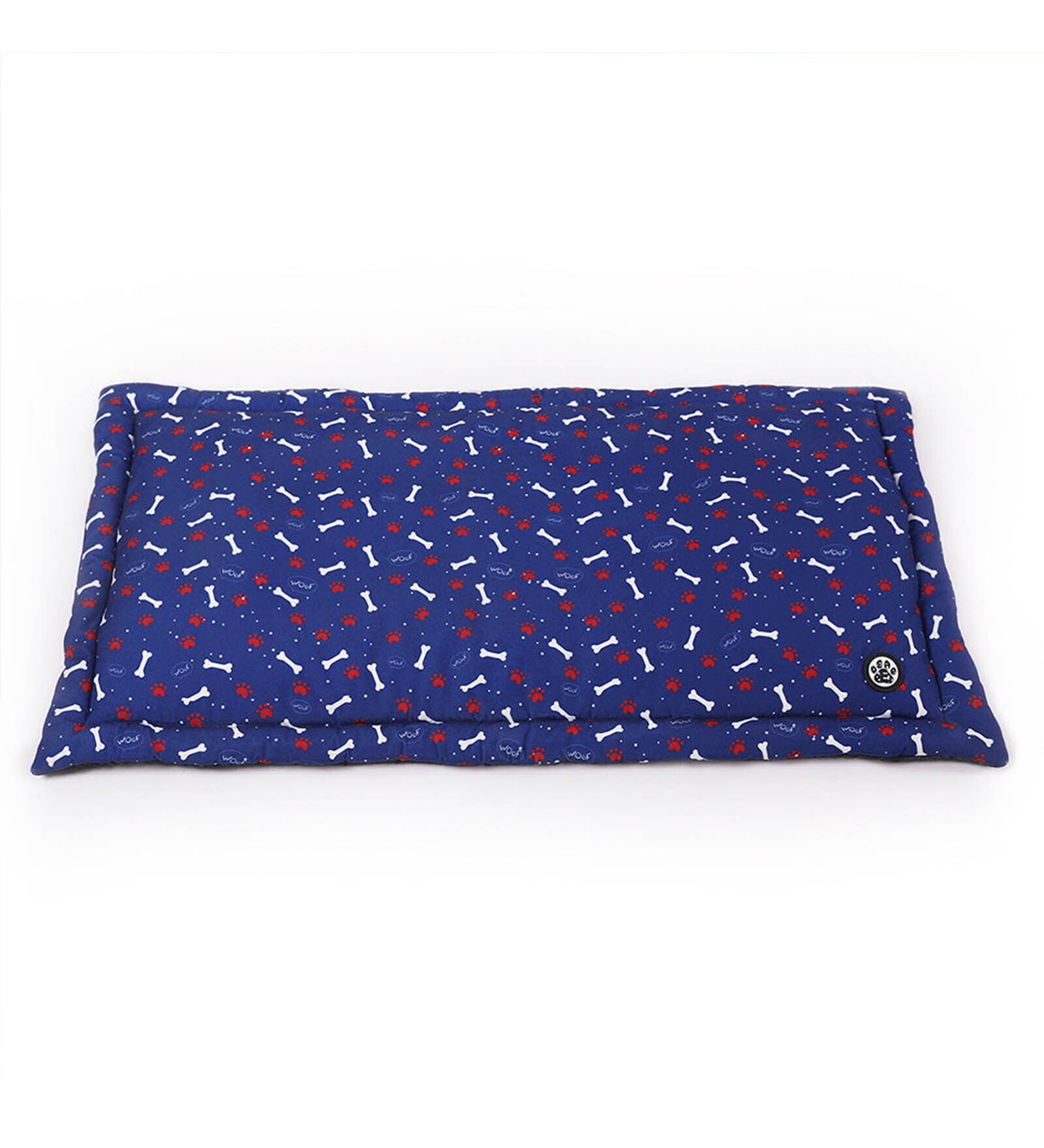 Woof- Large Blue Fabric Dog Mat