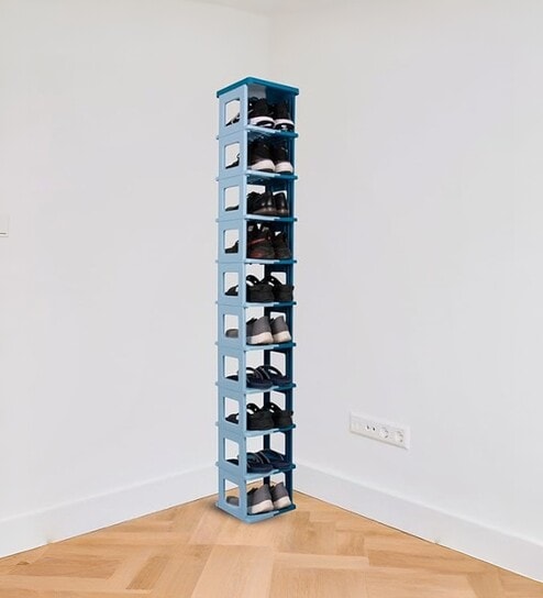 Blue Wonder Foldable Shoe Organiser Step 10