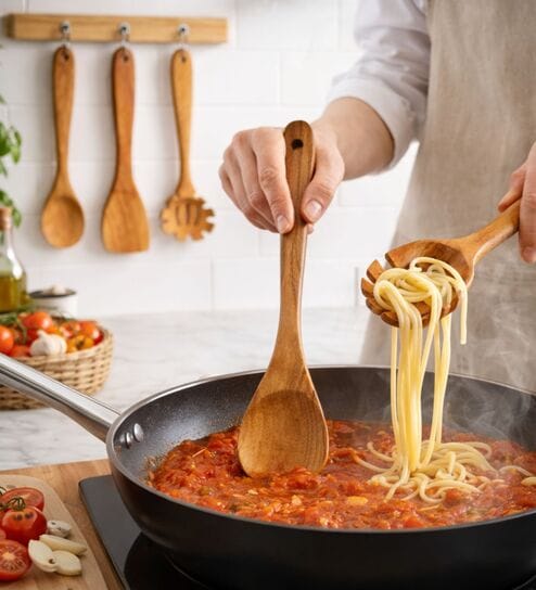 Wooden Cooking Spoon Set of 3