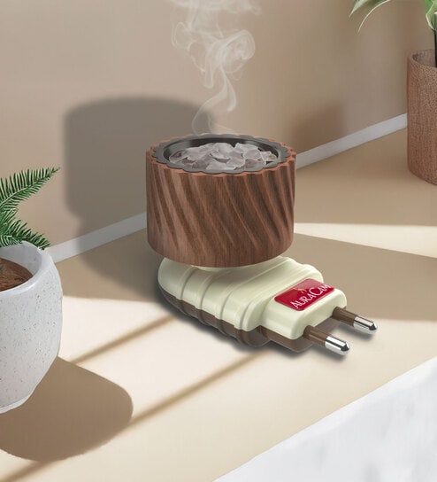 Wooden Plug-In Aroma Diffuser Camphor Burner