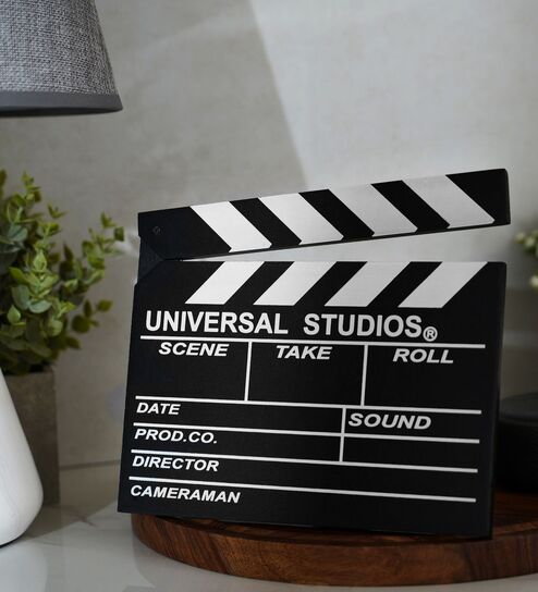 Black Wooden Showpiece Director Board