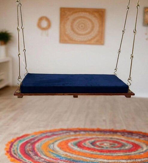 M-48 Teak Wood Swing In Natural Teak Finish