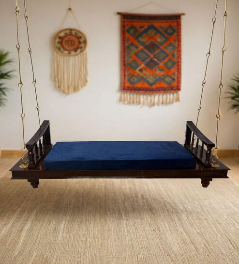 M-45 Teak Wood Swing In Rosewood Finish