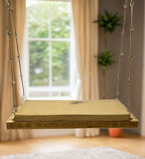 M-51 Teak Wood Swing In Natural Teak Finish