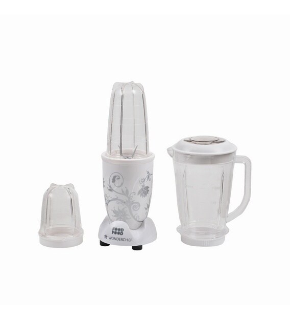 Buy Wonderchef NutriBlend 400Watt Mixer Grinder with 3 Jars (White