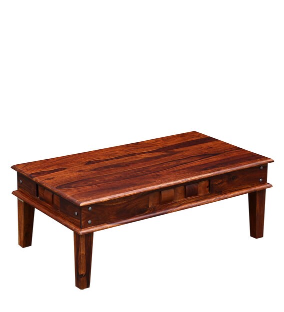 Buy Woodway Solid Wood Coffee Table in Honey Oak Finish Woodsworth By