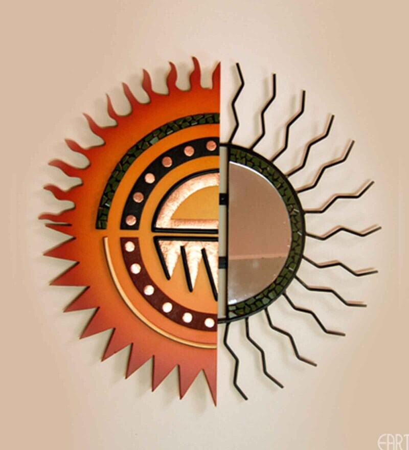 Buy Wood & Metal Elements Wall Mural By Earthen Symphony Online