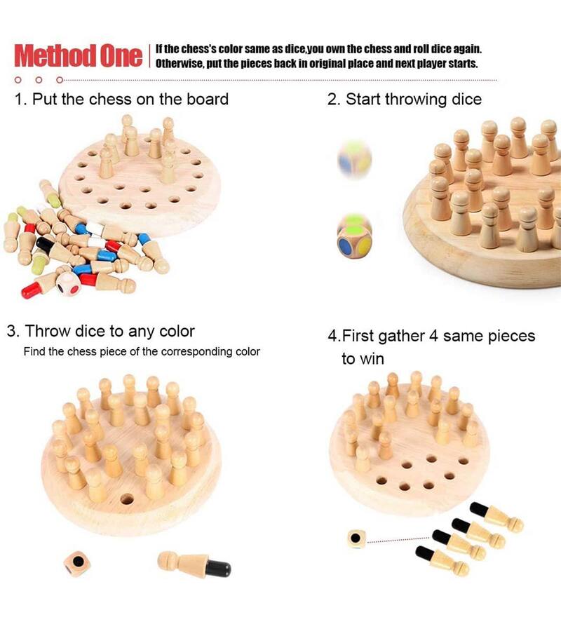 Buy Wooden Memory Chess Board Game By Chocozone Online Fun and Learn