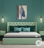 Wolke Dual Comfort 6 inch Latex Queen Size Mattress in White & Black Colour