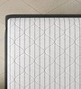 Wolke Dual Comfort 6 inch Latex Queen Size Mattress in White & Black Colour