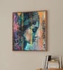 23 Inches Woman Canvas Framed Wall Art Printed Pinting