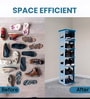 Blue Wonder Foldable Shoe Organiser Step 6