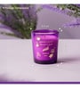 Wonder Series Chamomile & Lavender Glass Candle (Purple)