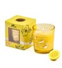 Wonder Series Lemon Sorbet Glass Candle (Yellow)