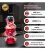 Wonderchef Bolt 600W 2 Jar Nutri Blend Mixer Grinder (Red)