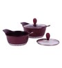 Maroon Taj Set