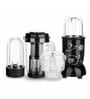 Wonderchef Nutri-Blend 400W 22000RPM Mixer-Grinder Complete Kitchen Machine with 4 Jars (Black)