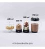 Wonderchef Nutri-Blend 400W 22000RPM Mixer-Grinder Complete Kitchen Machine with 4 Jars (Black)