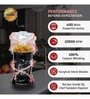 Wonderchef SS Blades 400W 4 Jar Nutri Blend Juicer Mixer Grinder (Black)
