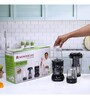 Wonderchef SS Blades 400W 4 Jar Nutri Blend Juicer Mixer Grinder (Black)