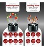 Wonderchef SS Blades 400W 4 Jar Nutri Blend Juicer Mixer Grinder (Black)