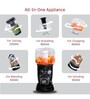 Wonderchef SS Blades 400W 4 Jar Nutri Blend Food Processor (Black)