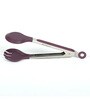 Stainless Steel Food Tong in Purple