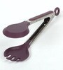 Stainless Steel Food Tong in Purple