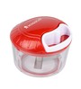 String Jumbo Plastic Chopper, White/Red