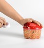 String Jumbo Plastic Chopper, White/Red