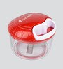 String Jumbo Plastic Chopper, White/Red