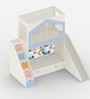 WonderSlide Bunk Bed With Staircase, Drawer Storage and Slide In Blue Colour