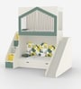 WonderSlide Bunk Bed With Staircase, Drawer Storage and Slide In Green Colour