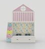WonderSteps Bunk Bed With Staircase and Drawer Storage In Pink Colour
