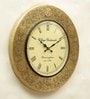 Copper Engineered Wood Traditional Wall Clock