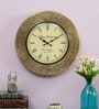 Copper Engineered Wood Traditional Wall Clock