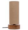 Wood Beige Table Lamp