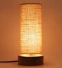 Wood Beige Table Lamp