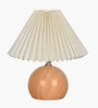 Wood Grain Pattern Metal Small Table Lamp, Desk Light