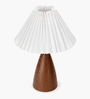 Wood Grain Pattern Small Table Lamp