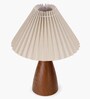 Wood Grain Pattern Small Table Lamp
