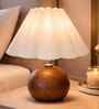 Wood Grain Pattern Small Table Lamp