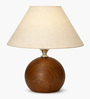 Wood Grain Pattern Small Table Lamp