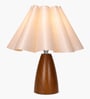 Wood Grain Pattern Small Table Lamp