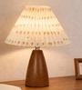 Wood Grain Pattern Small Table Lamp