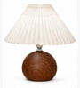 Wood Grain Pattern Small Table Lamp