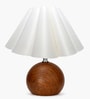 Wood Grain Pattern Small Table Lamp