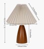 Wood Grain Pattern Small Table Lamp