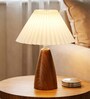 Wood Grain Pattern Small Table Lamp